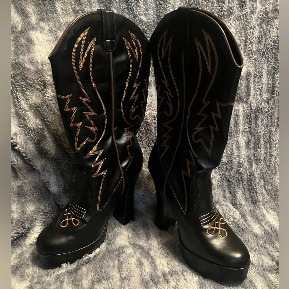 Funtasma Fantasy heeled cowgirl boots - Picture 3 of 5